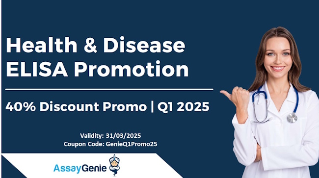 Health and Disease ELISA Promotion: 40% discount